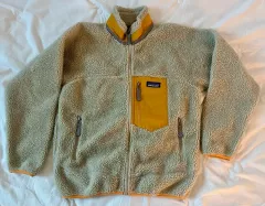 パタゴニア レトロX フリース ジャケット ベージュ/イエロー S