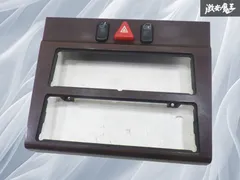 【実働外し/希少】メルセデスベンツ純正 C200 W202 後期 オーディオパネル センター パネル トリム ウッド 木目調 棚B3I