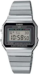 [カシオ] CASIO デジタル 腕時計 ヴィンテージシリーズ A700W-1A メンズ レディース シルバー 海外モデル [並行輸入品]po