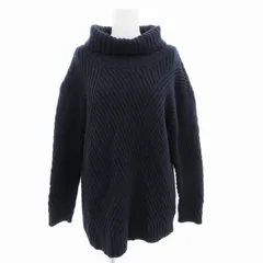 スタジオクリップ studio CLIP ニット セーター タートルネック 長袖 M 紺 ネイビー /UD
