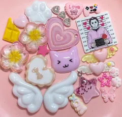 No.297 デコレーションパーツ　デコパーツ　まとめ売り