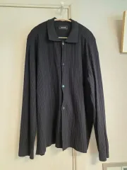 TIME HOMME プリーツ カーディガン