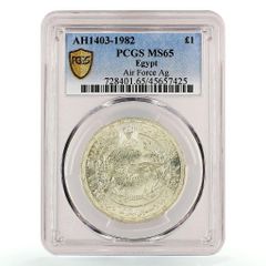 1986 エジプト NGC MS65 5ポンド 銀貨 準TOP - メルカリ