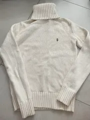 ポロ ラルフローレン スポーツ アイボリー タートルネック ニット M