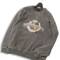 23SS★ CALIFORNIA RANCH HOUSE カリフォルニアランチハウス ウォッシュ加工 スウェット プリント トレーナー Sz.M メンズ