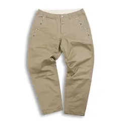 Ordinary fits オーディナリーフィッツ 通年 スタッズ★ チノ テーパード パンツ チノパン Sz.1 メンズ 日本製のサムネイル