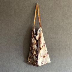 ☆未使用に近い☆domaci【ドマーシ】ビンテージ手刺繍トートバッグ 