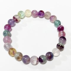花火スーパーセブンルチル8mmブレスレット♡幻想的に煌めく彩り