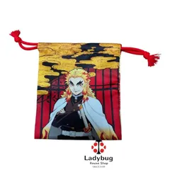 鬼滅の刃　煉獄杏寿郎　 無限列車編　コップ袋　巾着袋　保育園　幼稚園　学童用品