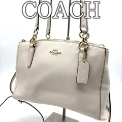 コーチ COACH ハンドバッグ ショルダーバッグ 2way PVC ホワイト 多ポケット 肩掛け 斜め掛け コンパクト ミニトート シンプル 上品 フェミニン Y2K