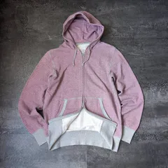 OLD UNIQLO Double Zip Hoodie Men's M Pink Gray  Vintage y2k オールドユニクロ ダブルジップ パーカー メンズ M ピンク/グレー