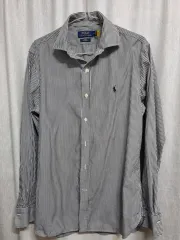 ポロ ラルフローレン ストライプ シャツ M スリムフィット