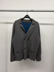 (105) メンズ マッシモ ドゥッティ ウール混 ダブル ボタン KARA ニット カーディガン プルオーバー