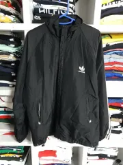 アディダス ブラック L ウィンドブレーカー トラックジャージ