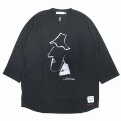 極美品 24ss アンダーカバー × ノンネイティブ UNDERCOVER × nonnative OZISM QS TEE オジズム グラフィック プリント オーバーサイズ Tシャツ カットソー トップス 七分袖 UC1D9807 サイズXL 黒 ブラックのサムネイル