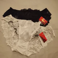 Regalo　【2枚セット】　ショーツ　ブラック　ホワイト