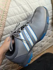 275 アディダス 360 Traxion ゴルフシューズ グレー/ブルー
