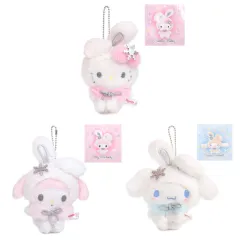 (マイメロディ 1個在庫あり)サンリオ スノウ ラビット 雪うさぎ マスコット キーホルダー