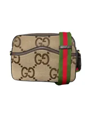 【美品】GUCCI グッチ ジャンボGGキャンバス メッセンジャーバッグ ショルダーバッグ メンズ レディース