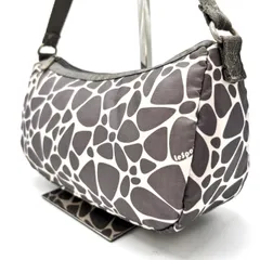 【良品】LeSportsac レスポートサック レオパード 総柄 ナイロン ショルダーバッグ ポシェット レディース 男女兼用