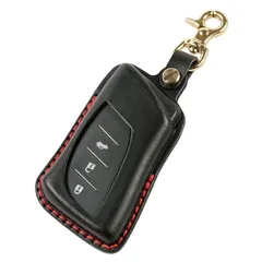 【新着商品】[ユサブル] レクサス キーケース 高級本革 イタリアンレザー ブッテーロ 新型 NX 20系 RX UX ES LBX LC LS (ブラック)