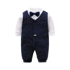 新商品 ロンパース ベビー スーツ 赤ちゃん 前開き 蝶ネクタイ フォーマル お呼ばれ お宮参り 男の子 入園式 誕生日 お食い初め Ange] おしゃれ 出産祝い 結婚式 [Mon 洋装 ベビーフォーマル