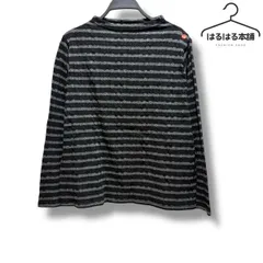 訳あり　タグ付き　トップス　ボーダー カットソー グレー 黒 長袖　3L 大きいサイズ