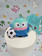 正規品 サンリオ ハンギョドン 40周年 ぬいぐるみキーホルダー サッカーボール