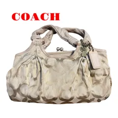 コーチ　トートバッグ　13441 シグネチャー ベージュ