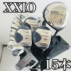 豪華 15本 DUNLOP ダンロップ XXIO ゼクシオ HI-BRID ハイブリッド メンズ ゴルフ クラブ セット 初心者 入門 バッグ付き フルセット 右利き パター付　11Y-135