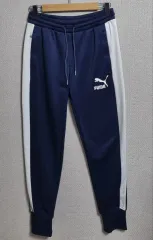 M) プーマ ネイビー トレーナー ジョガーパンツ