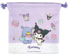 【中古】雑貨 クロミ(ショッピング) フラット巾着 「サンリオキャラクターズ」