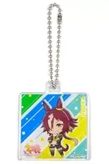 【中古】雑貨 ウオッカ オリジナルアクリルキーホルダー 「ウマ娘 プリティーダービー 1周年キャンペーン×ファミリーマート」 対象商品購入特典
