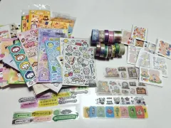 (半額割引) ダイアリーデコ用品販売 ステッカー 100枚 模造紙 キスカット