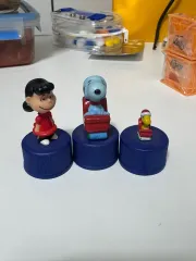 SNOOPY キャラクター フィギュア 蓋付き 3種セット
