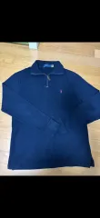 ポロ ハーフジップ S