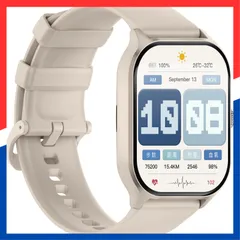 【数量限定】Smart Watch 活動量計 腕時計 スマートウォッチ iPhone対応 アンドロイド対応 Bluetooth6.0 通話機能付き 2.01インチ大画面 多種類文字盤 メッセージ通知 長持ちバッテリー 薄型 軽量 スポーツウォッチ 音楽再生 多