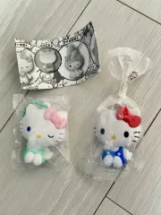 未開封 まとめ売り サンリオ 납작 마스코트 ガチャ (ハローキティ)