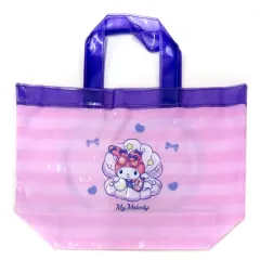 【中古】バッグ マイメロディ クリアトートバッグ 「Happyくじ Sanrio characters NIGHTPOOL」 クリアトートバッグ賞