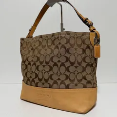 COACH コーチ ワンショルダーバッグ シグネチャー 肩掛け ハンドバッグ ブラウン B430