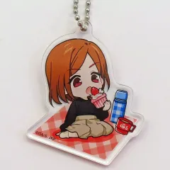 【中古】キーホルダー 釘崎野薔薇(ダイカット) アクリルキーホルダー 「まるくじ 呪術廻戦 Enjoy!Picnic」 中吉-3