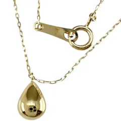 ティアドロップ ネックレス K18ゴールド 18金  0.7g 40cm レディース 【中古】【真子質店】【BL】【ex】