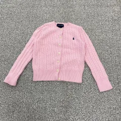 2026年最新】ポロラルフローレンケーブルニットカーディガンピンクの