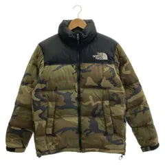 【中古】THE NORTH FACE ﾇﾌﾟｼﾀﾞｳﾝｼﾞｬｹｯﾄ 迷彩柄　Sサイズ[79]