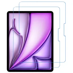 13 インチ M4 インチ (2024) 13 ガラスフィルム Pro 衝撃吸収 9H硬度 (2025/2024)/iPad 飛散防止 M3/M2 指紋防止 気泡ゼロ Air 高透過率 【2枚セット】iPad 貼り付け簡単
