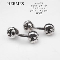 HERMES カフリンクス H ロゴ サークル エルメス ブラック - メルカリ