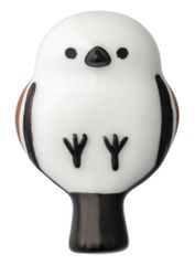 Brand new Decor Corporation Japanese Snake Bird Perch Chopstick Rest, Shimaenaga (Long-tailed Tit) Size: Approx. W3.6 D5.4 H1.6 MG-47012