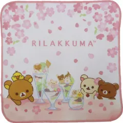 【中古】雑貨 デザインA ハンドタオル 「一番くじ リラックマ さくらのカフェ」 G賞