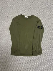 ストーンアイランド ロングスリーブ カーキ L