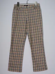 BURBERRY LONDONバーバリー ロンドン コットンストレッチ ノバチェックストレートパンツ【40】【LPTA80804】